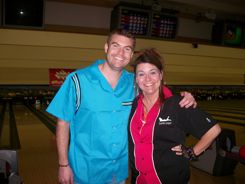 Mike Synovec & Kim Rowley in Bowling Shirts