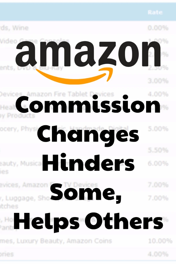 Amazon Commission Changes