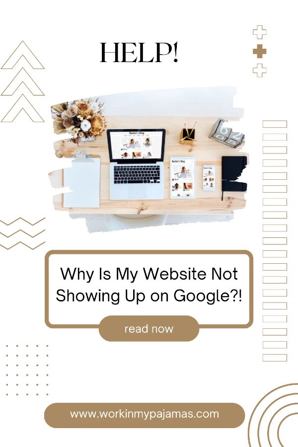 why is my website not on google